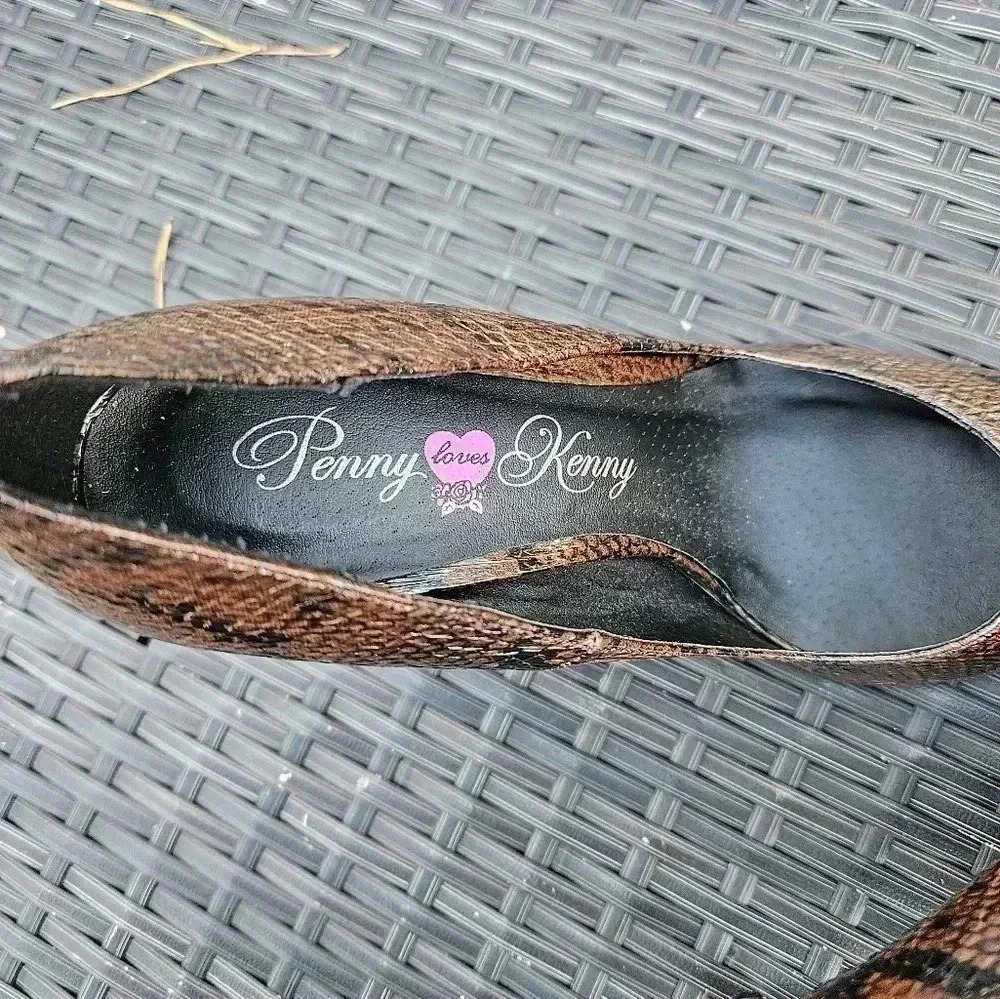 Penny Loves Kenny Python Pointed Toe Stiletto Hee… - image 5